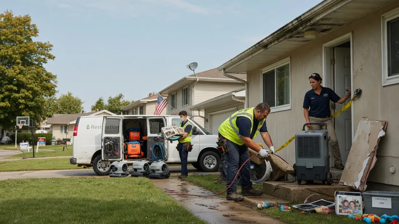Water Damage Restoration in Ellendale, ND near me